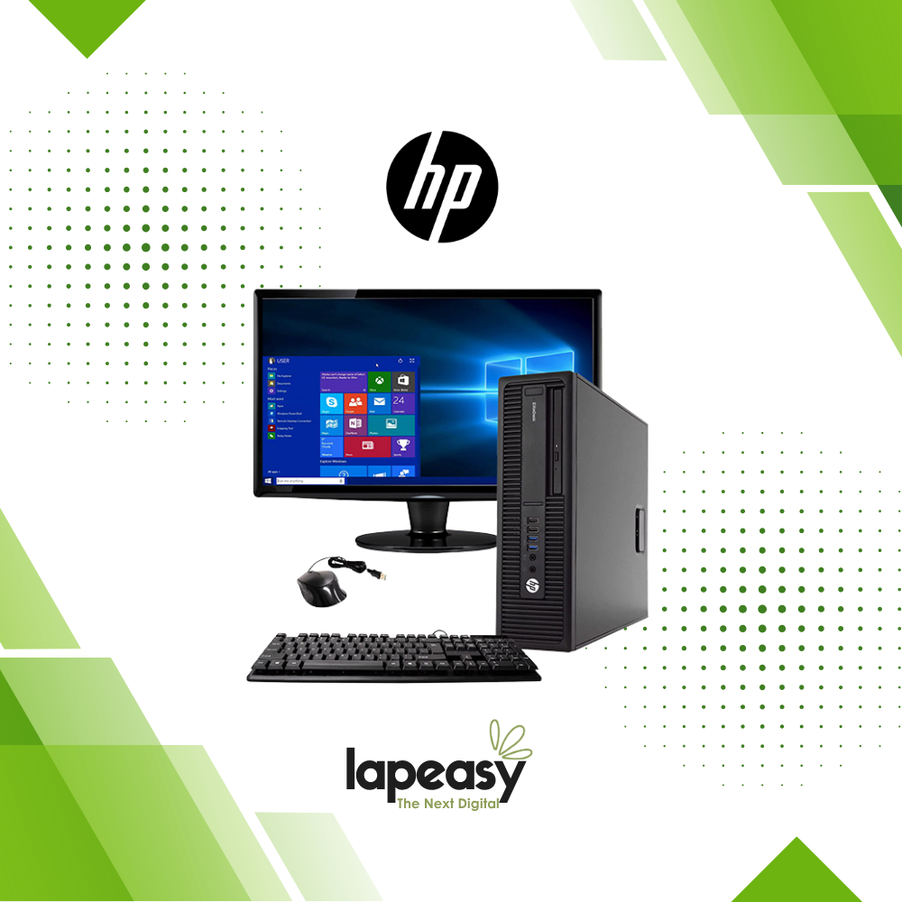 HP ProDesk 600 G2 All-in-One Desktop Computer Set | Intel i5-6th Gen | 22" HD LCD Monitor | Wired KB & Mouse | Speakers| Wi-Fi | Win 10 Pro | Refurbished